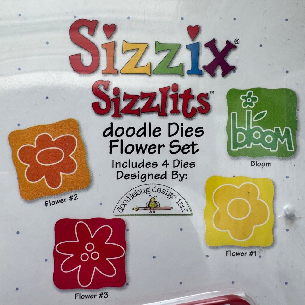 3 Sizzix Sizzlits Christmas Snow Flower 4 Pack Dies 9620 9701 9626 Scrapbooking - Picture 3 of 14